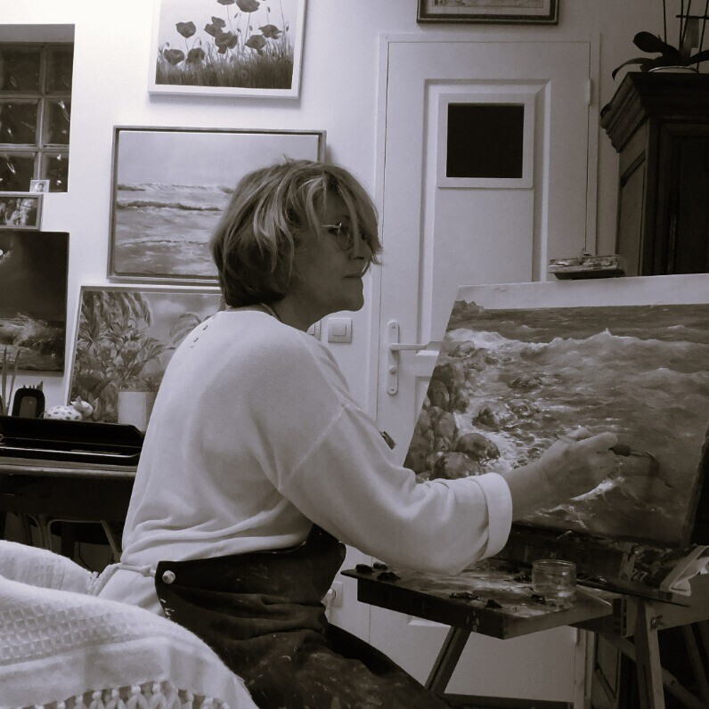 Elena Cotté - The artist at work