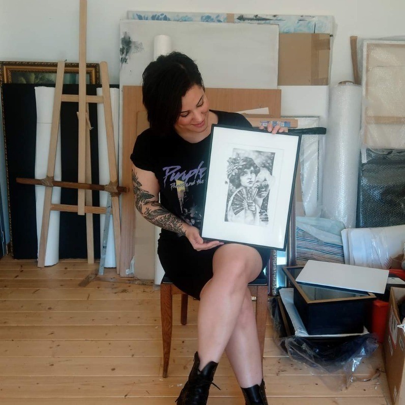 Eleonore Giraud - L'artiste au travail