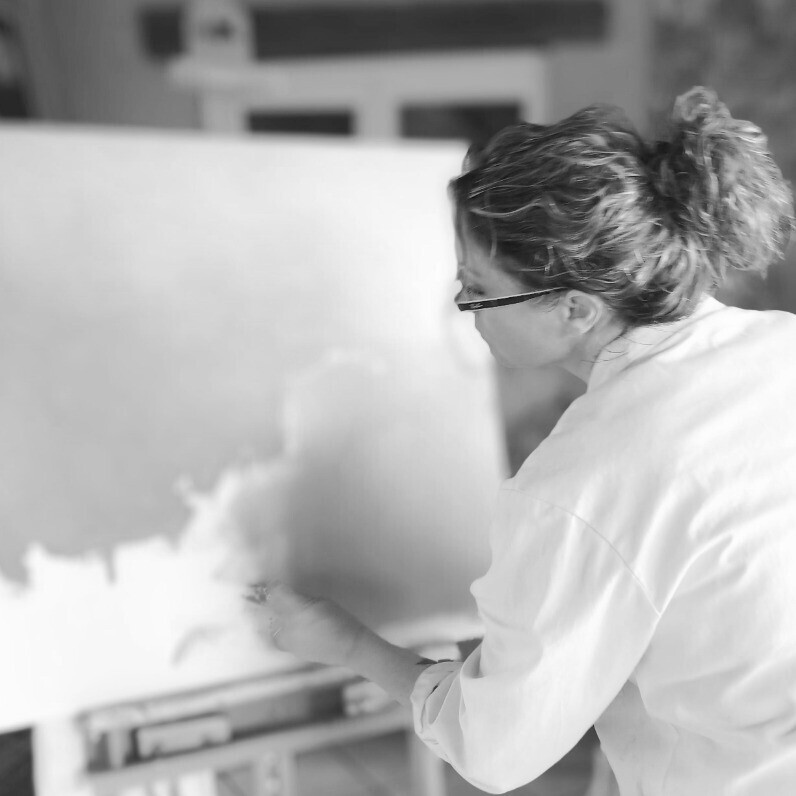 Emmanuelle Gaillard - L'artiste au travail