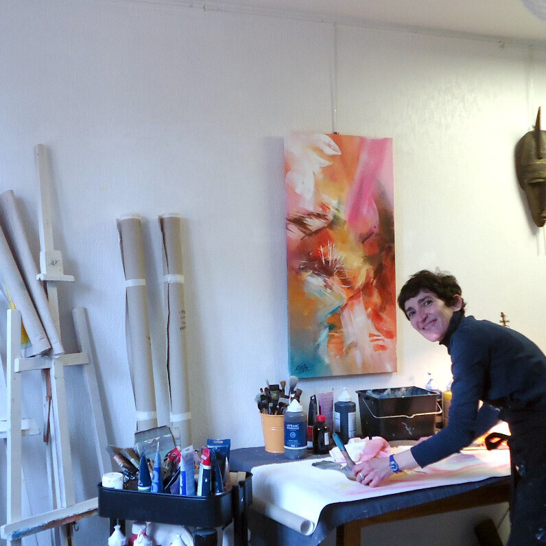 Emmanuelle Moch - L'artiste au travail