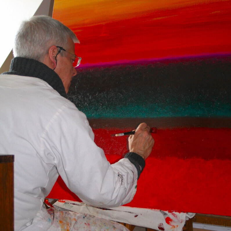 Eric Winzenried - The artist at work