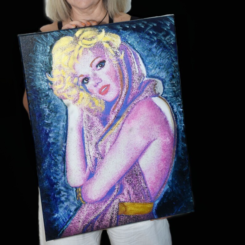 Erika Cool - L'artiste au travail