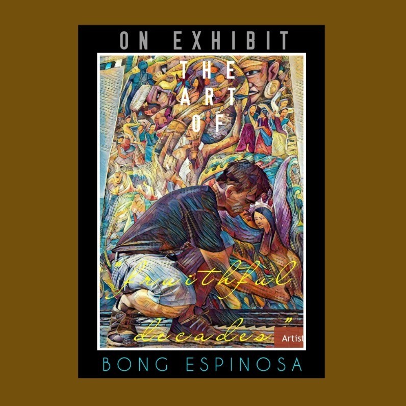 Victor Espinosa (Bong Espinosa) - The artist at work