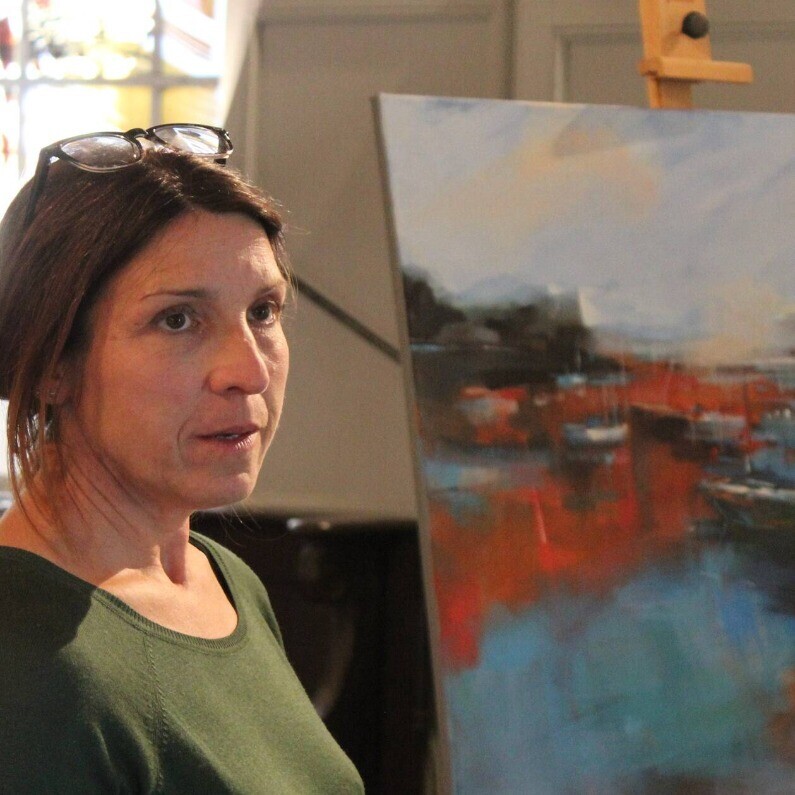 Eva Gohier - The artist at work