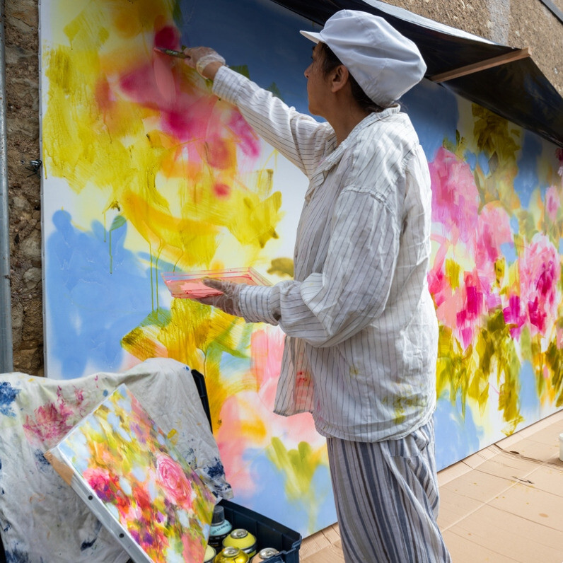 Fabienne Monestier - L'artista al lavoro