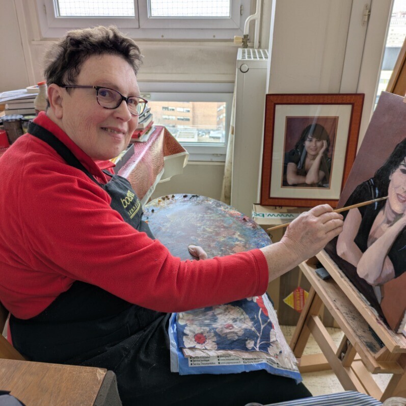 Faby75 - L'artiste au travail