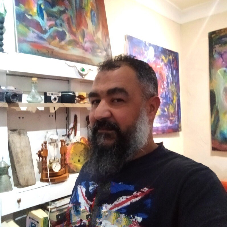 Karim Faridi - L'artiste au travail
