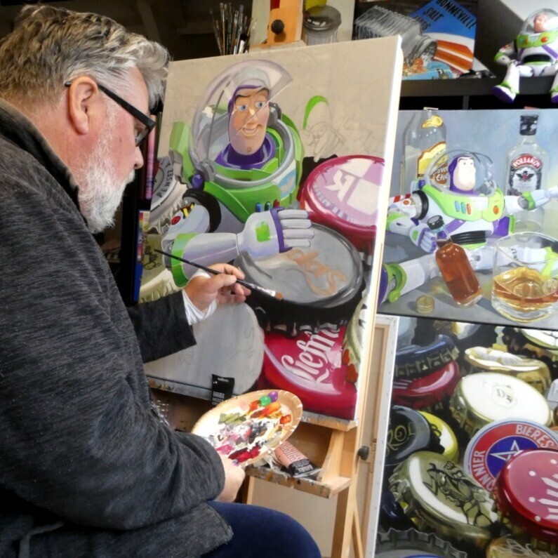 Off Olivier Fasquel - The artist at work