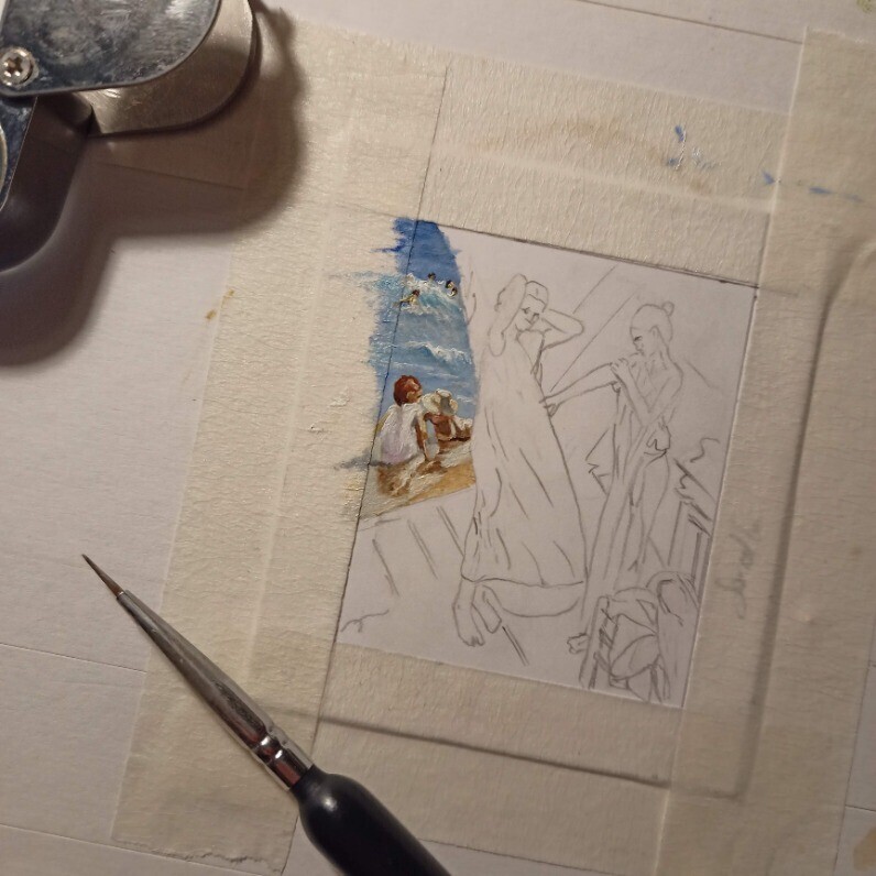 Ferrero Art - El artista trabajando