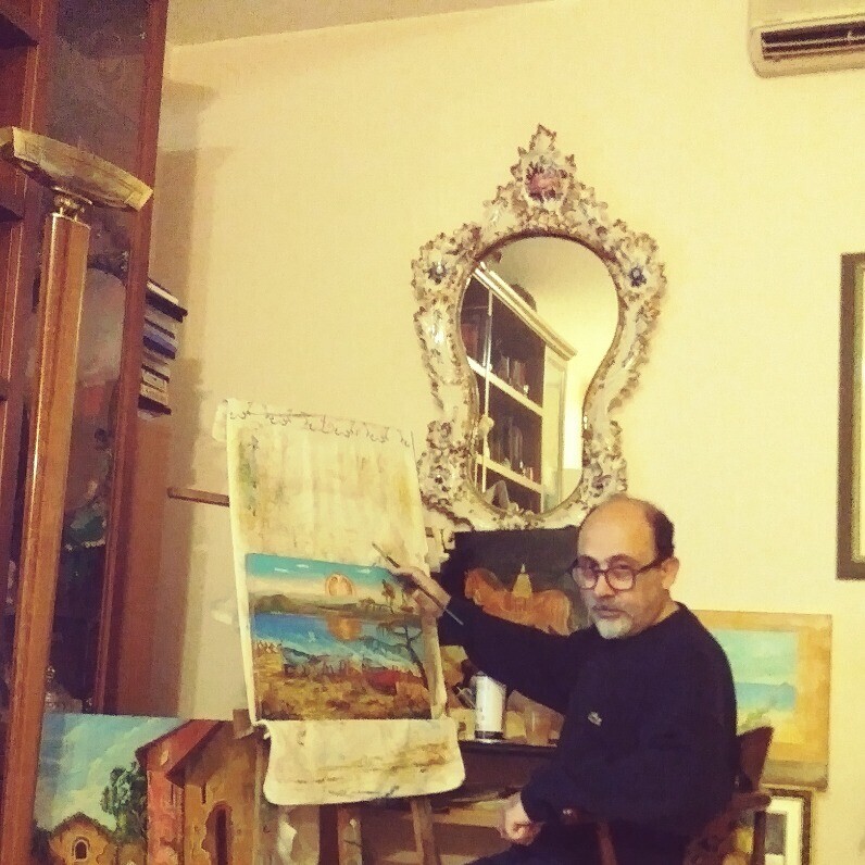 Francesco Ricca - L'artista al lavoro