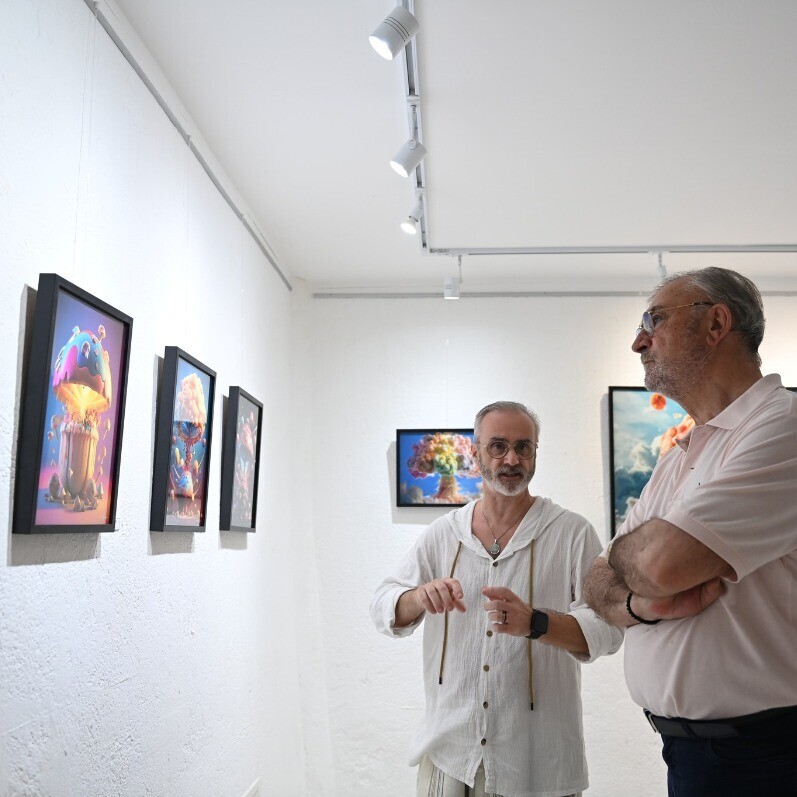Franck Dupont - L'artiste au travail