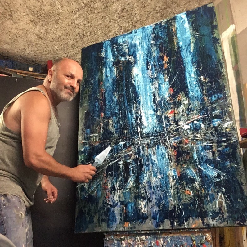 Francois Barroux - L'artiste au travail