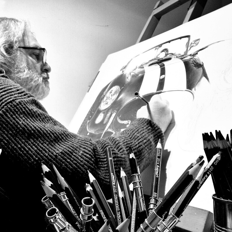 Frédéric Berrin - The artist at work