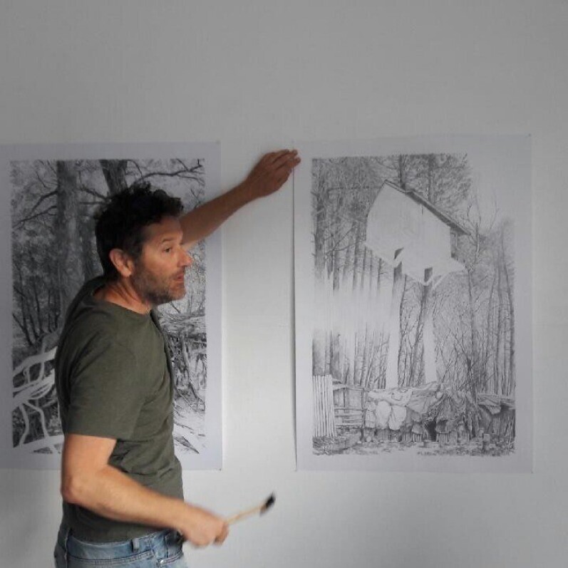 Frédéric Jammes - L'artiste au travail