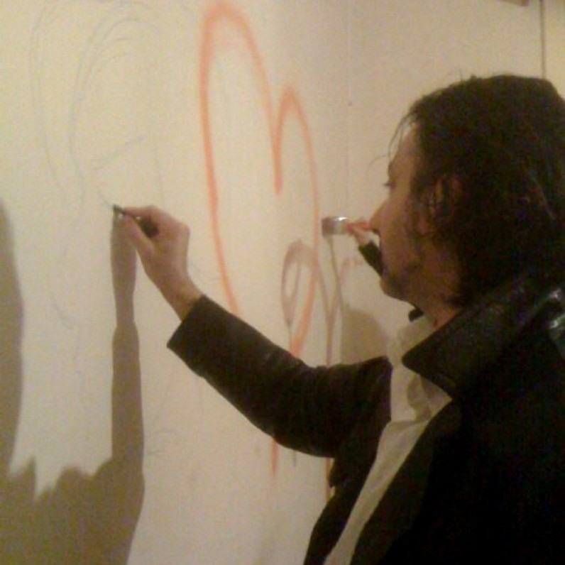 Federico De Muro - The artist at work