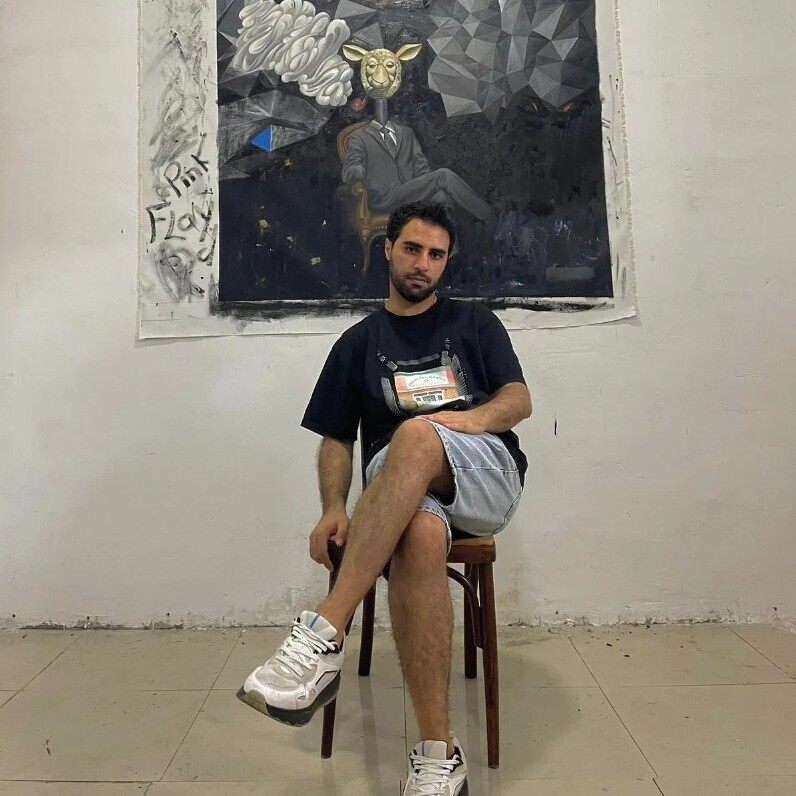 Gevorg Sinanyan - De kunstenaar aan het werk