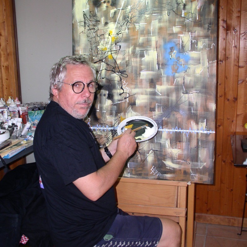 Gilles - The artist at work