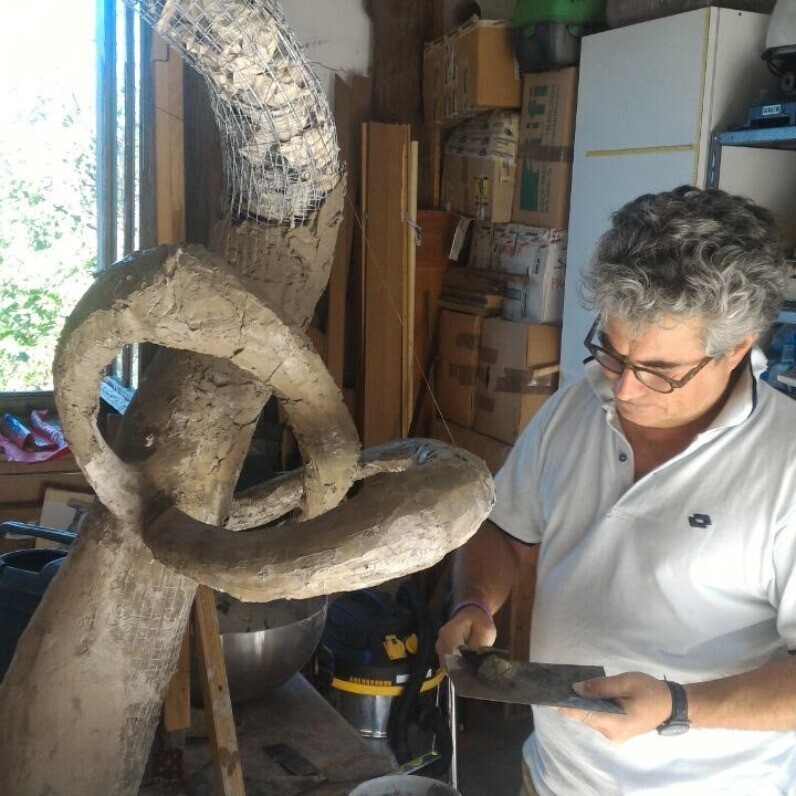 Giorgio Patuelli - L'artista al lavoro