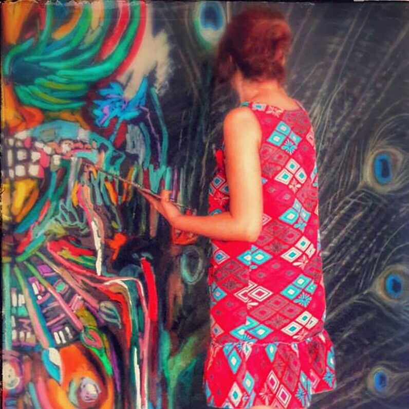 Göknil Gümüş Sungurtekin - Sanatçı iş başında