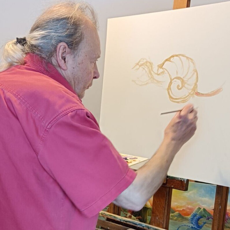 Gregory Pyra Piro - Artysta przy pracy