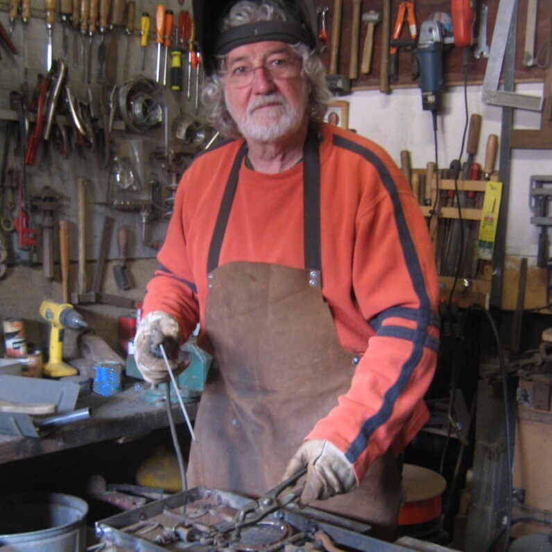 Grimo - L'artiste au travail