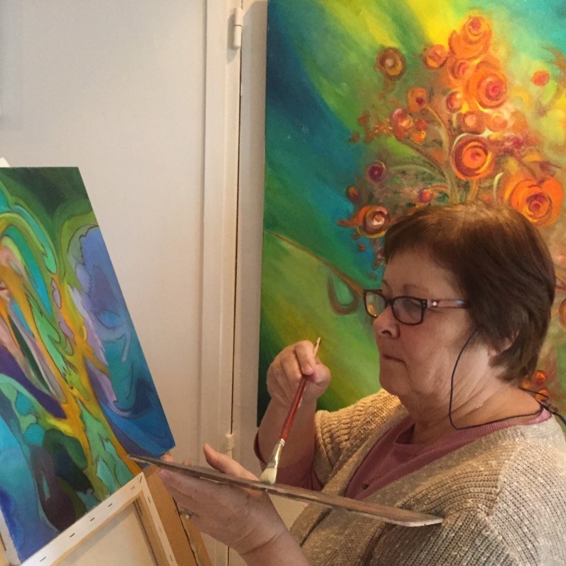 Lydia Guigo - The artist at work