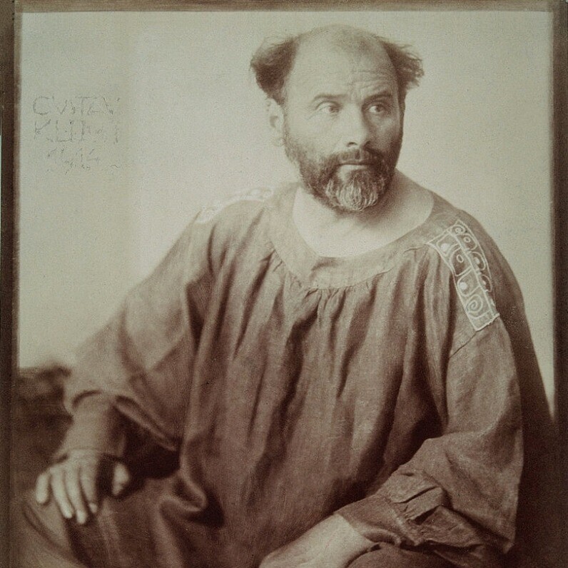 Gustav Klimt - L'artiste au travail