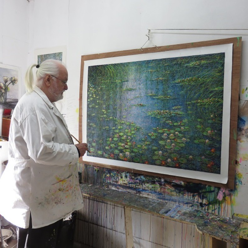 Guy Dessapt - L'artiste au travail