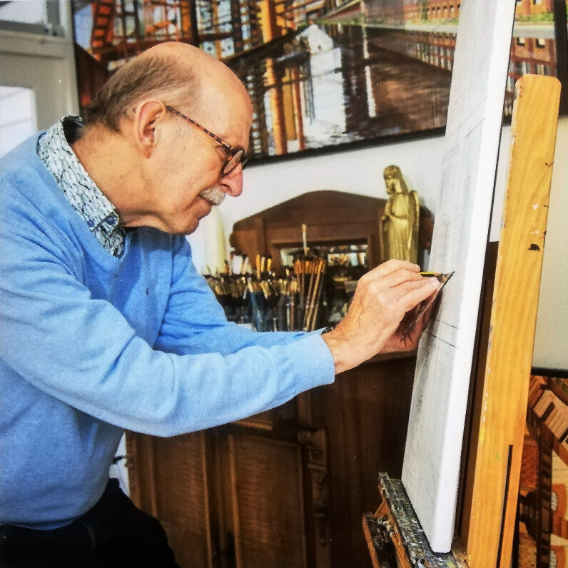 Bert Hermans - The artist at work