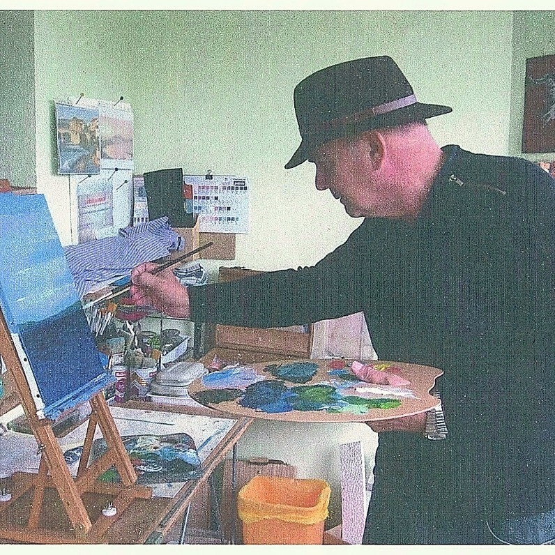 Hervé François Aury (Harris Aurigan (alias)) - The artist at work