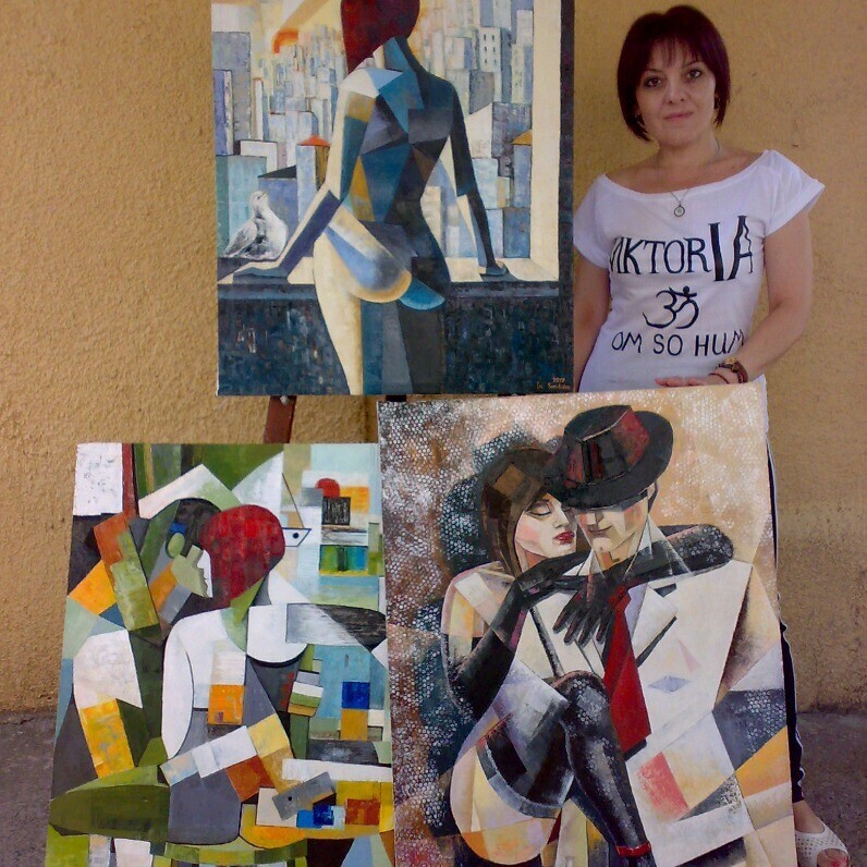 Iia Saralidze - The artist at work