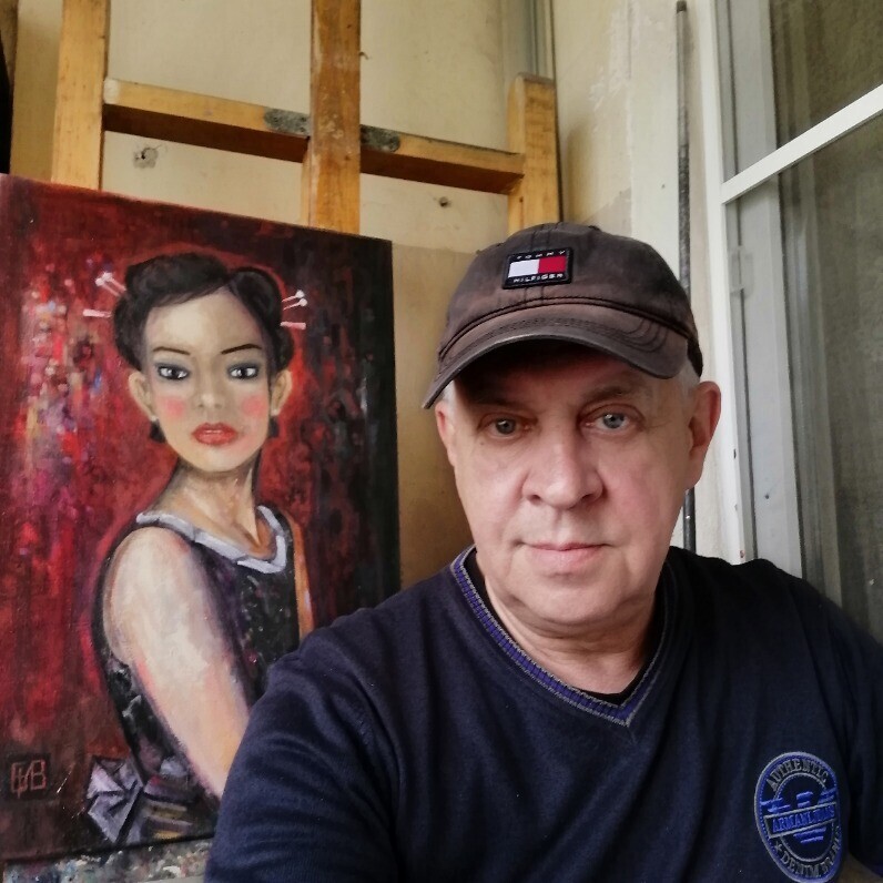 Igor Bondarenko - De kunstenaar aan het werk