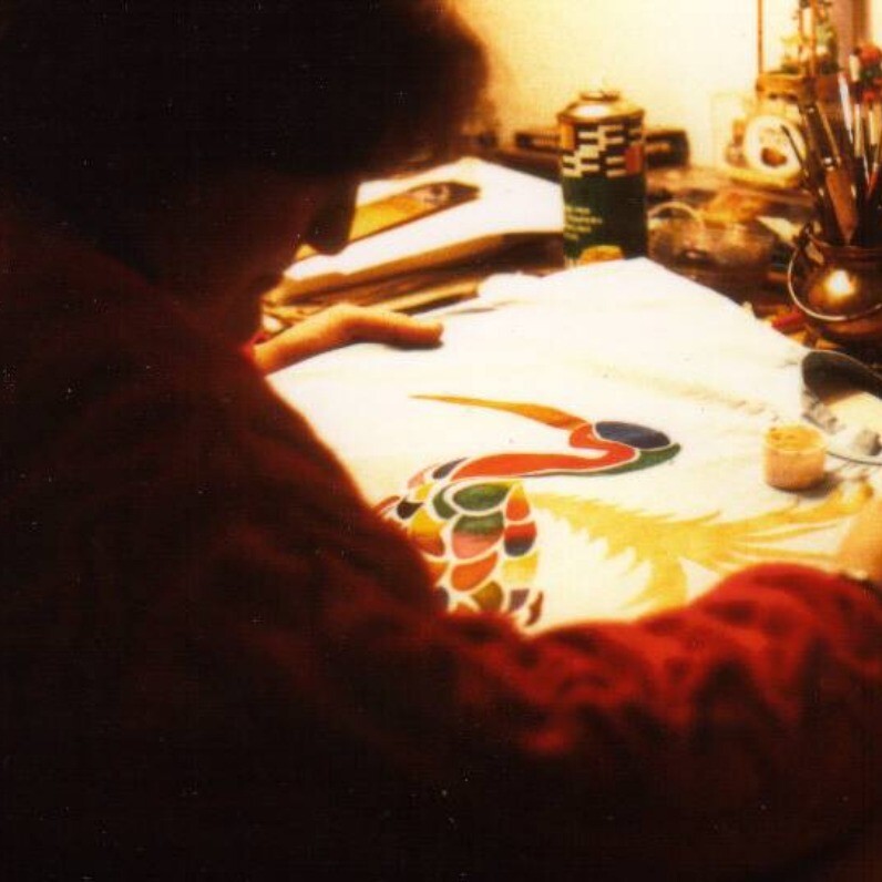 Inès Furlanetto - The artist at work
