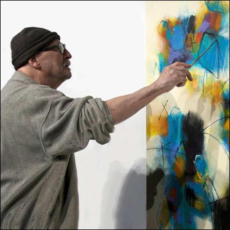 Barry Masteller - The artist at work