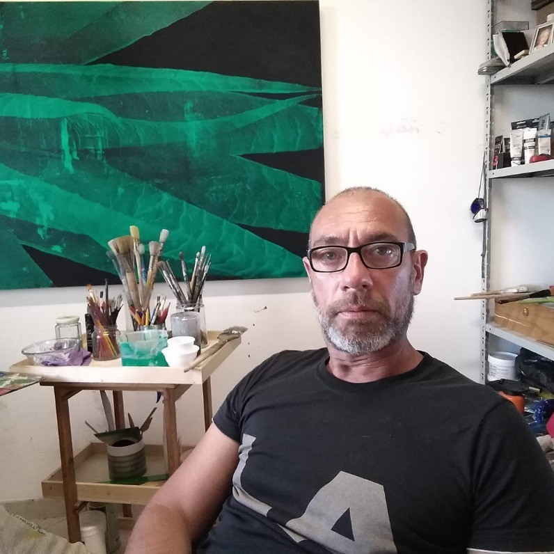 Massimo Campagna - L'artista al lavoro