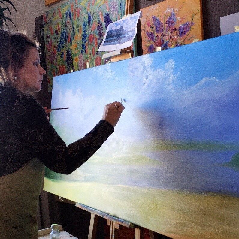 Inga Jurane - The artist at work