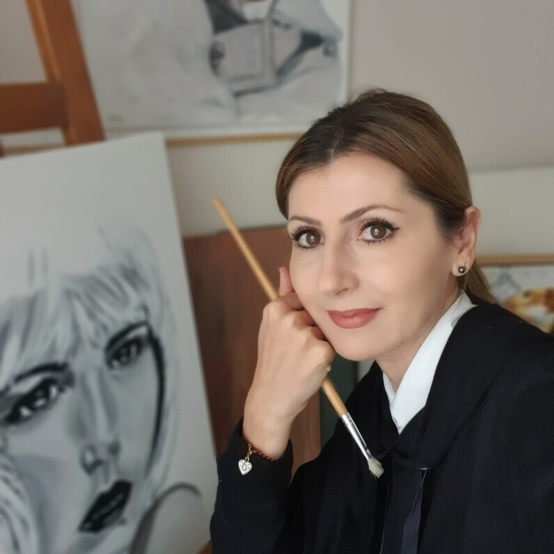 Irina Reitz - Der Künstler bei der Arbeit