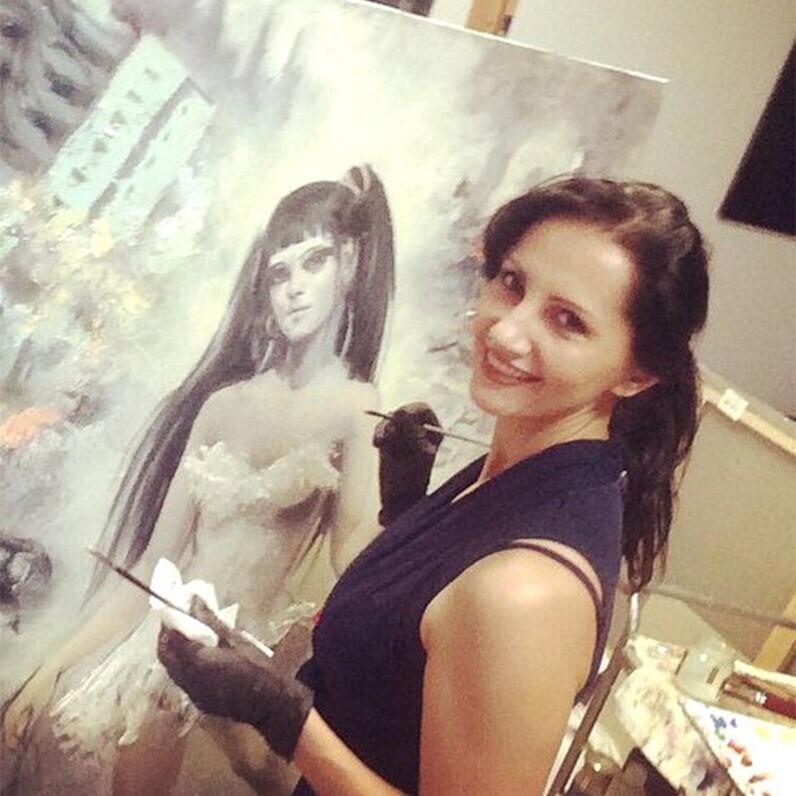 Irina Sergeyeva - O artista no trabalho