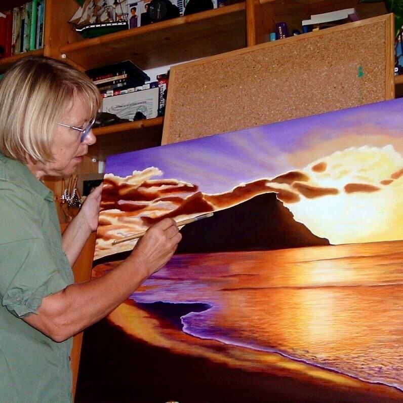 Isabel Degen - Artysta przy pracy