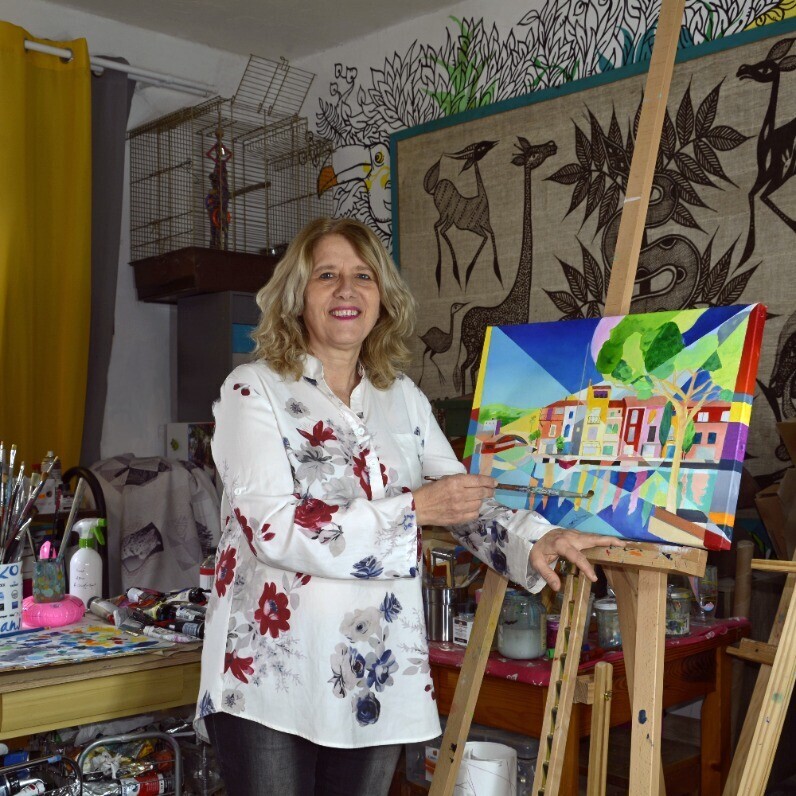 Isabelle Guillet Bouloc (ZiB) - L'artiste au travail