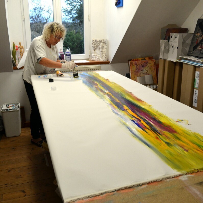 Isabelle Vobmann - The artist at work