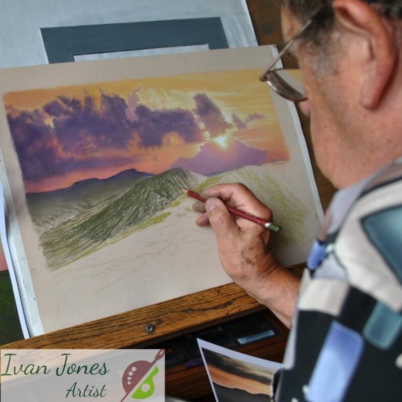 Ivan Jones - The artist at work