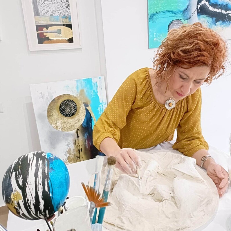 Ivana Urso - L'artista al lavoro
