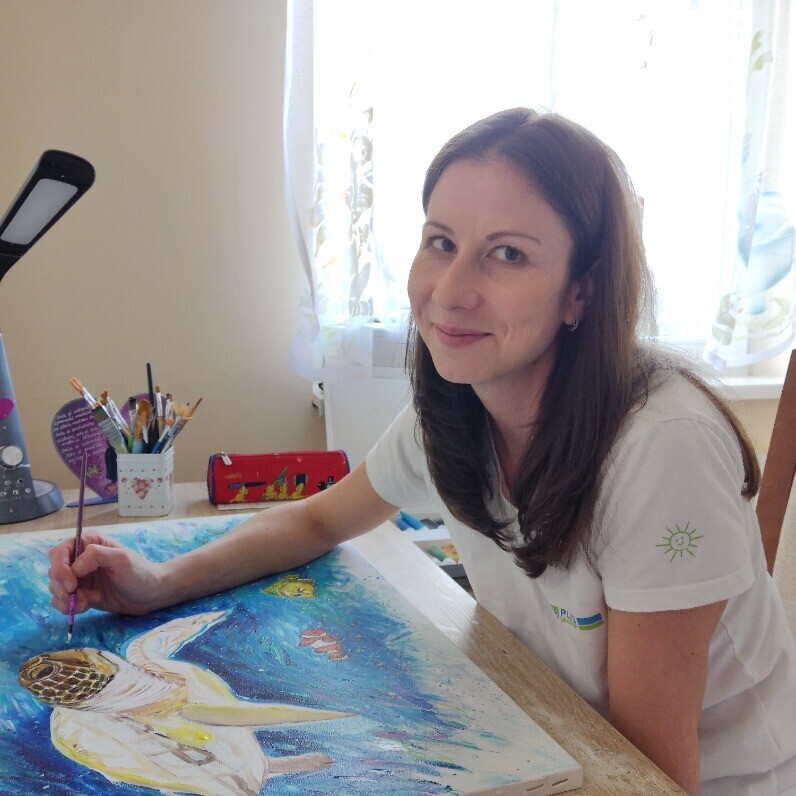 Kristina Janekova - The artist at work