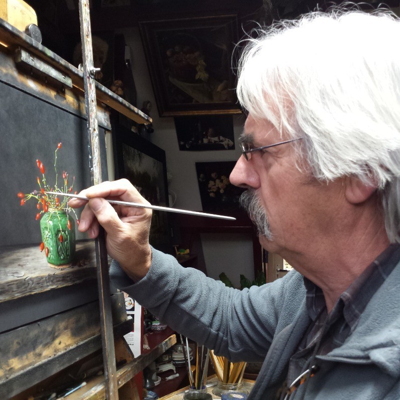 Jan Teunissen - The artist at work