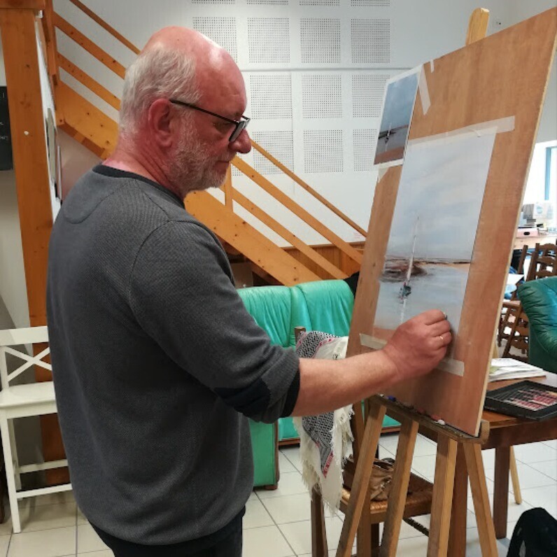 Jean-Christophe Malle - The artist at work