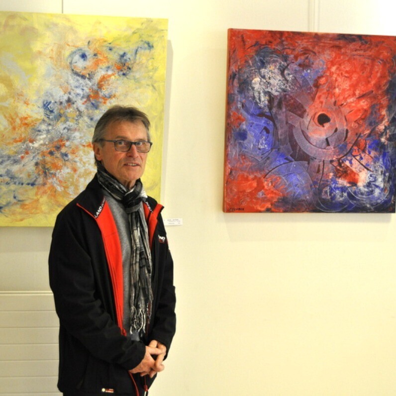 Jean-Claude Bemben - L'artiste au travail