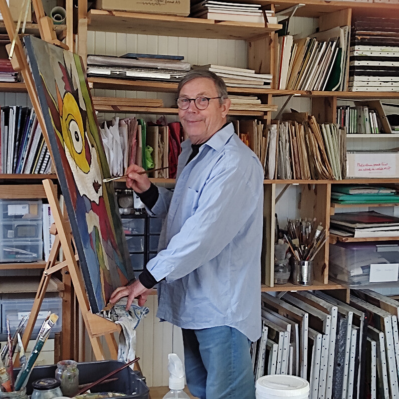 Jean-Claude Penet - L'artiste au travail