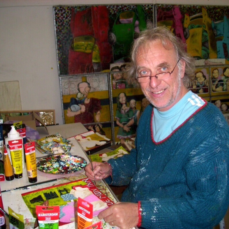 Jean Francois Bottollier - El artista trabajando