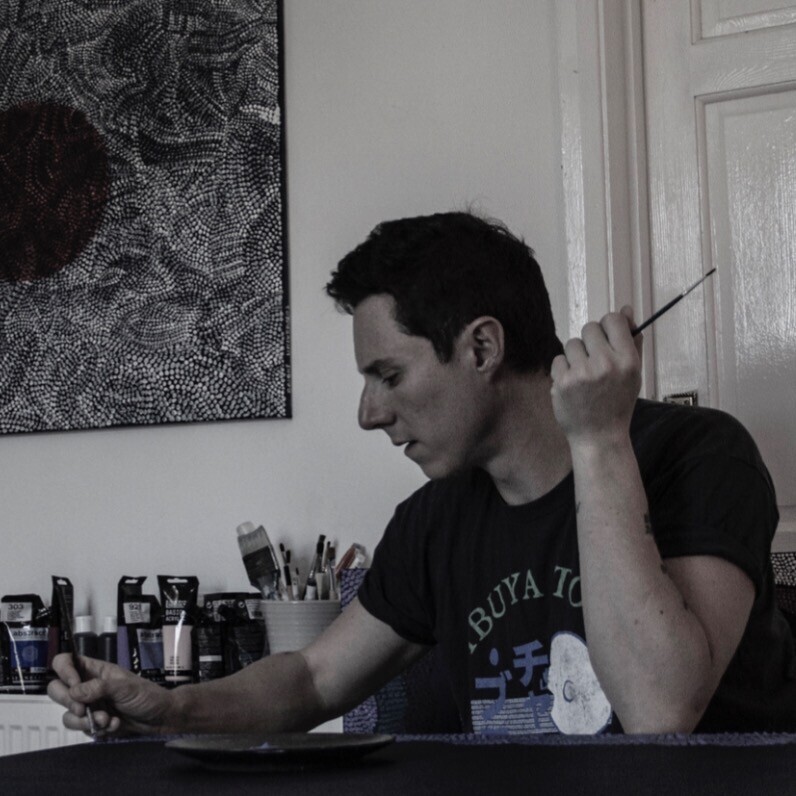 Jean Louis Bianchi - The artist at work